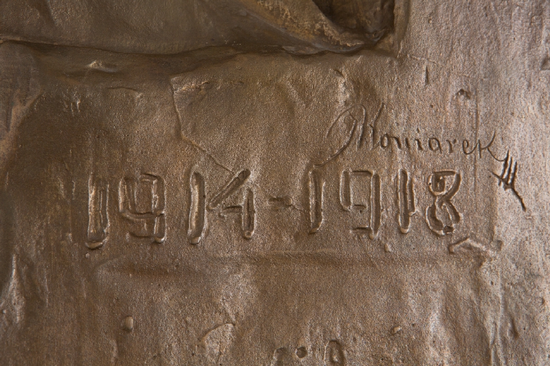 Ján Koniarek – Návrh na pomník padlým v I. svetovej vojne 