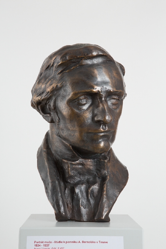 Ján Koniarek – Portrét muža - štúdia k pomníku A. Bernoláka v Trnave 