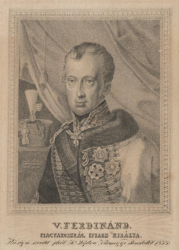 Lajos Székely – Portrét Ferdinanda V. 