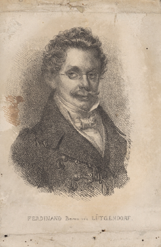 Matthäus Kern, Ferdinand Karl Theodor Lütgendorff – Autoportrét 