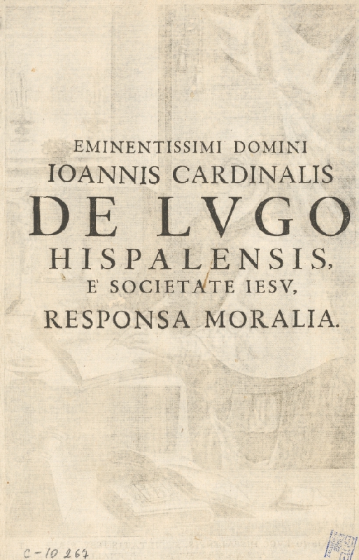 Louis Spirinx – Portrét kardinála de Lugo Hispalensis 
