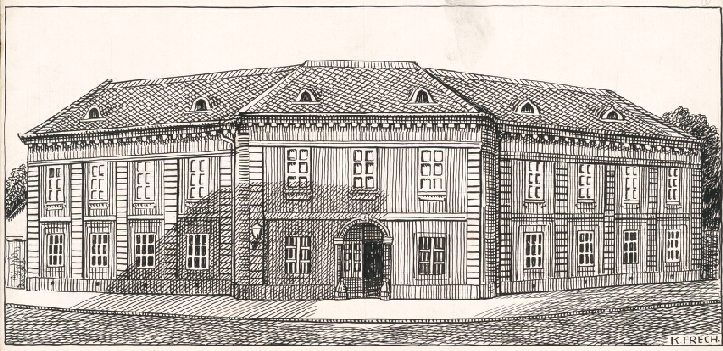 Karol Frech – Bývalá lyceálna budova v Bratislave 