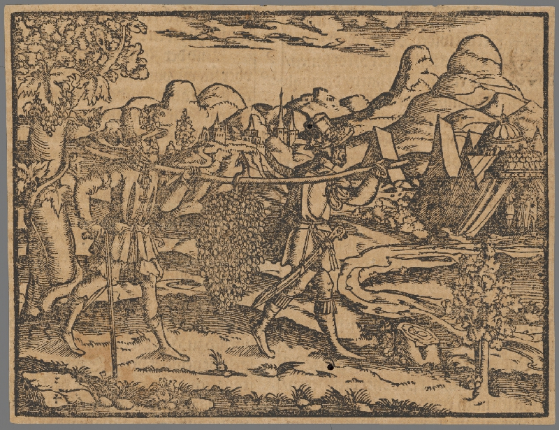 Stredoeurópsky grafik zo 16. storočia – Výjav zo Starého zákona 1. 