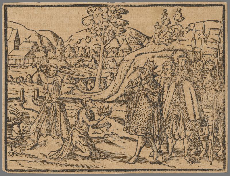 Stredoeurópsky grafik zo 16. storočia – Výjav zo Starého zákona 2. 