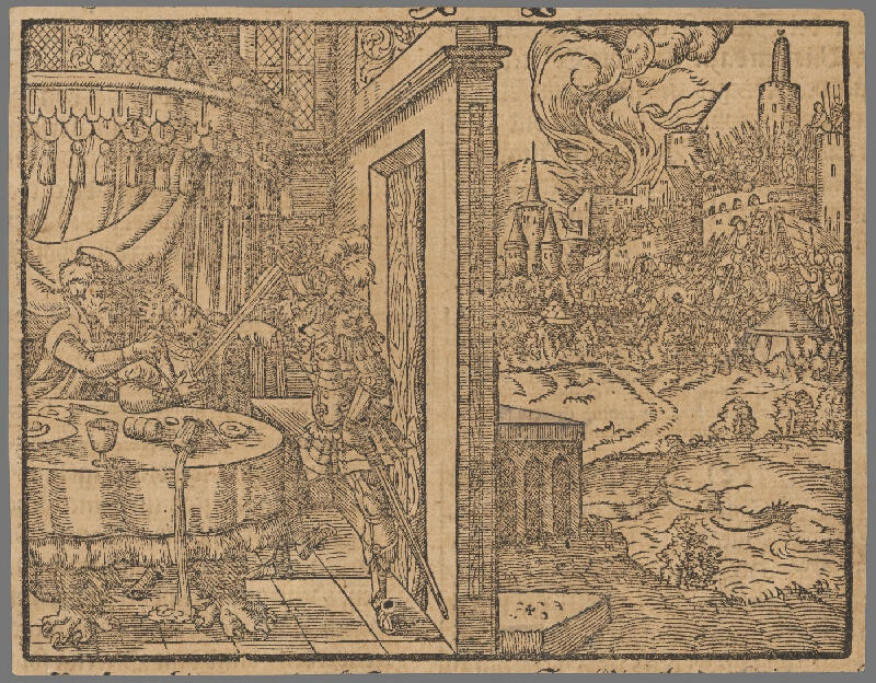 Stredoeurópsky grafik zo 16. storočia – Výjav zo Starého zákona 4. 