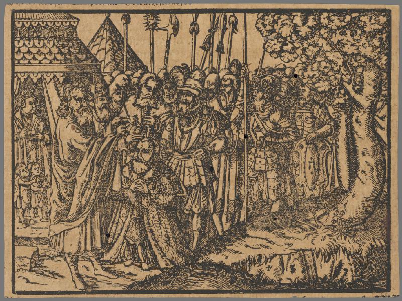 Stredoeurópsky grafik zo 16. storočia – Výjav zo Starého zákona 5. 
