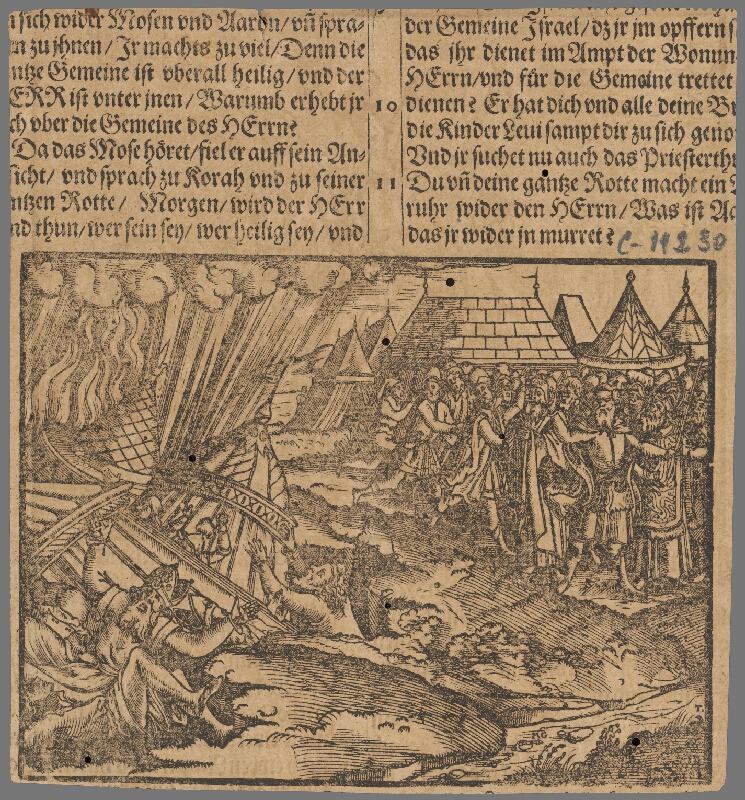 Stredoeurópsky grafik zo 16. storočia – Výjav zo Starého zákona 12. 