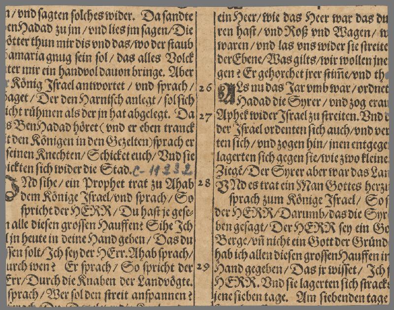 Stredoeurópsky grafik zo 16. storočia – Výjav zo Starého zákona 15. 
