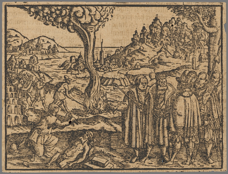 Stredoeurópsky grafik zo 16. storočia – Výjav zo Starého zákona 14. 