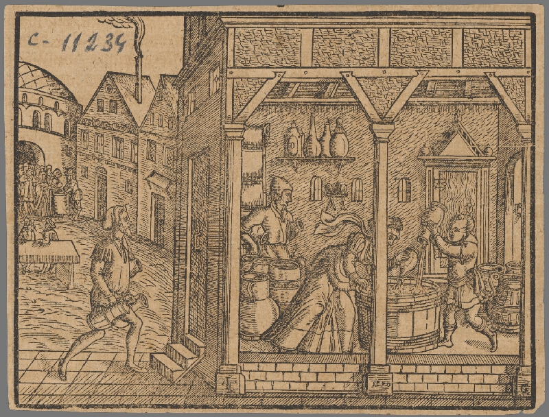 Stredoeurópsky grafik zo 16. storočia – Výjav zo Starého zákona 16. 