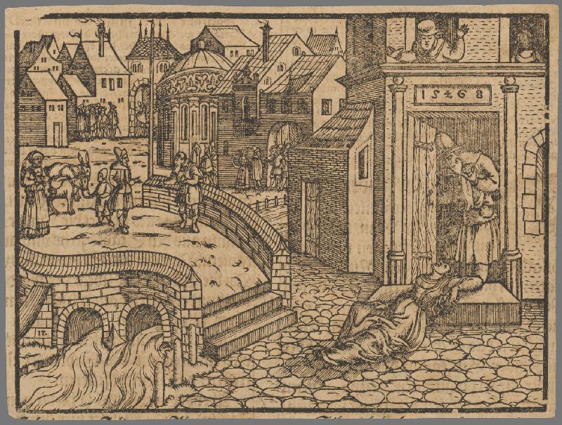 Stredoeurópsky grafik zo 16. storočia – Výjav zo Starého zákona 17. 
