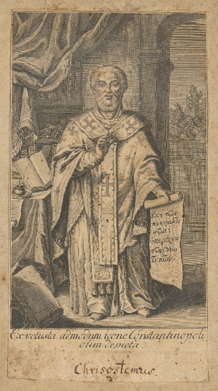 Stredoeurópky grafik z prelomu 18. - 19. storočia – Chrisostemus 