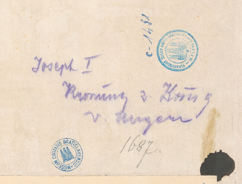 Stredoeurópsky grafik zo 17. storočia – Korunovácia Jozefa I. 