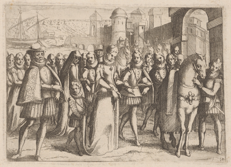 Stredoeurópsky grafik z 2. polovice 16. storočia – Izabella, kráľovná Kastílska 