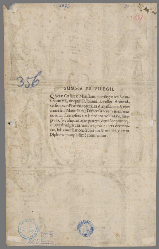 Moritz Lang, Elias Gedeler – Titulný list 