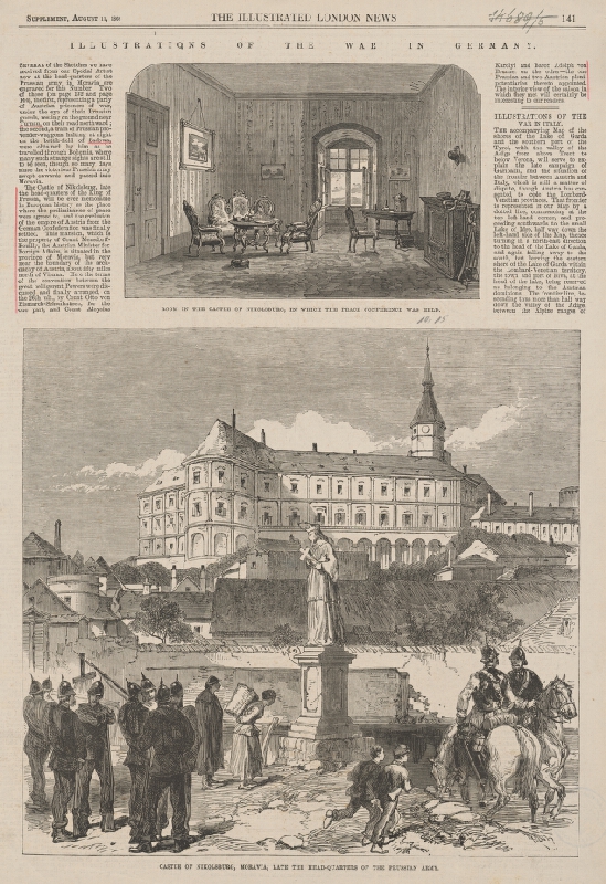 Stredoeurópsky grafik z 19. storočia – Mikulov 