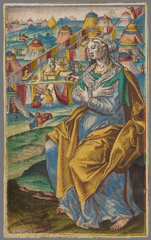 Jan Collaert II, Maarten de Vos st. – Matka Simsonova 
