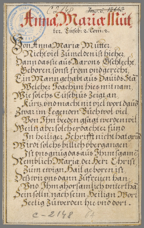 Jan Collaert II, Maarten de Vos st., Philips Galle – Alžbeta (2) Elizabeth Zachariae 