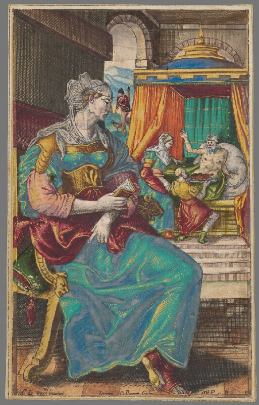 Jan Collaert II, Maarten de Vos st. – Sára 