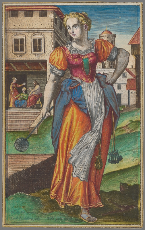 Karel van Mallery, Maarten de Vos st., Philip Galle – Starostlivá Marta (10) 