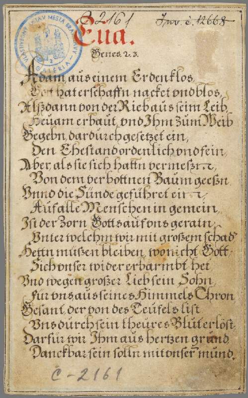 Jan Collaert II – Eva 
