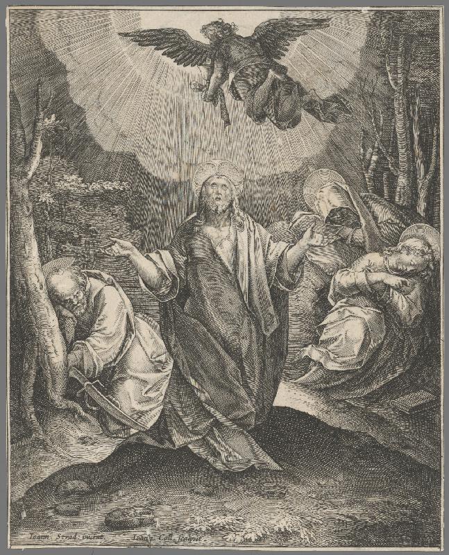 Johannes Collaert, Jan van der Straet – Ježiš v Getsemanskej záhrade 
