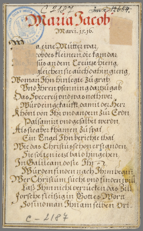 Karel van Mallery, Maarten de Vos st., Philip Galle – Mária Salome (13) 