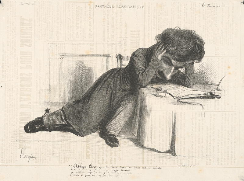 Benjamin Roubaud – Karikatúra novinára I. 