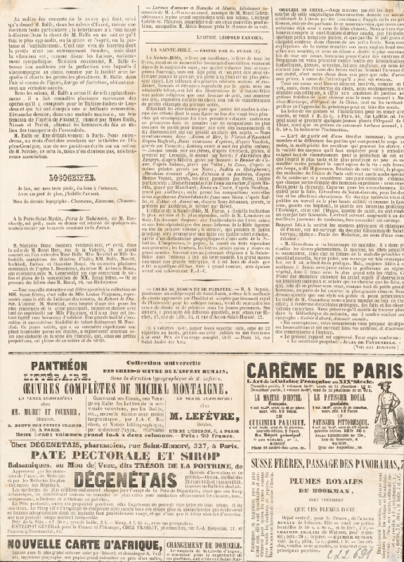 Francúzsky grafik z polovice 19. storočia – Novinár 