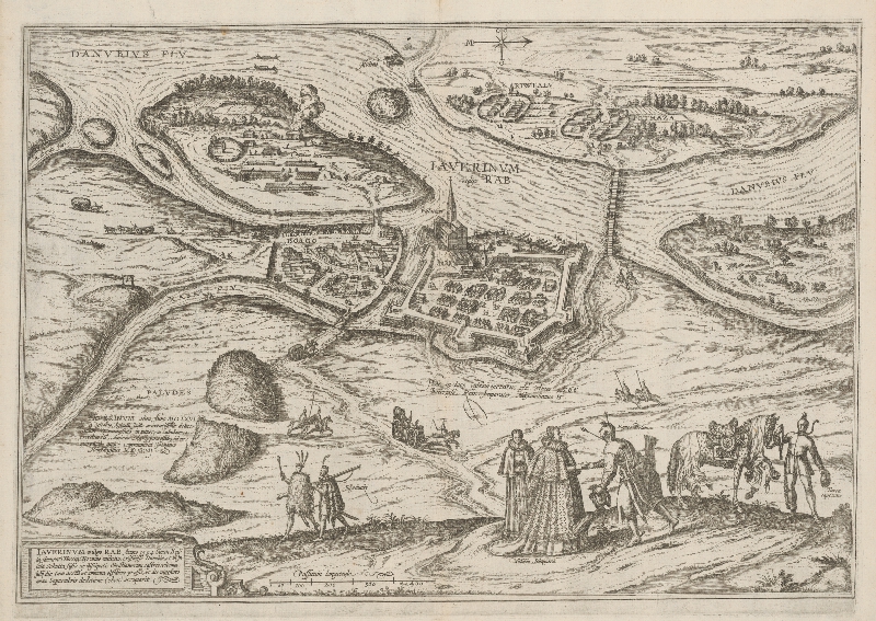 Joris Hoefnagel – Pohľad na Győr 