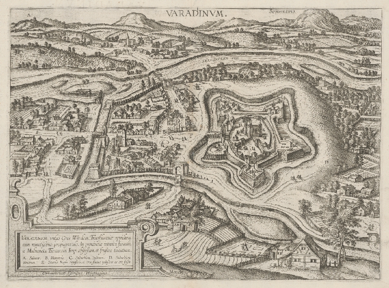Joris Hoefnagel – Pohľad na Varadín - Oradea 