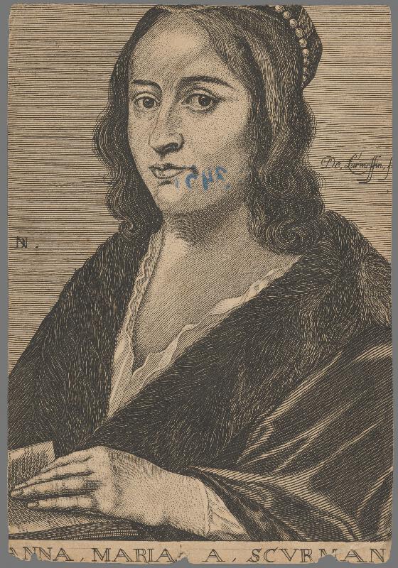 Nicolas de Larmessin – Portrét Anny Márie a Scurman 