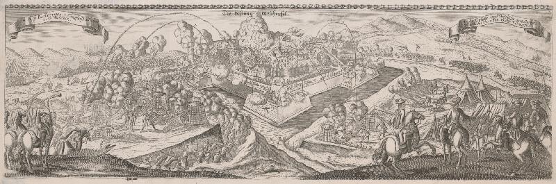 Stredoeurópsky grafik z 1. polovice 17. storočia – Pevnosť Nové Zámky 