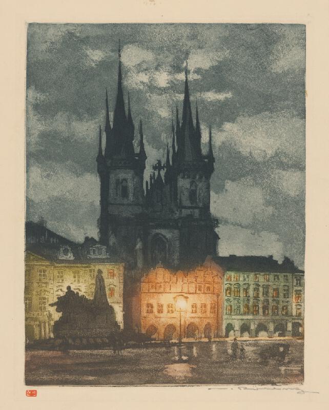 Vladislav Röhling – Týnsky chrám v Prahe, 1920–1930, Galéria mesta Bratislavy 