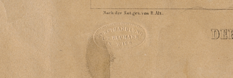 Franz Josef Sandmann, Rudolf Alt, Johann Höfelich – Divadelné námestie (dnes Hviezdoslavovo) a promenáda v Bratislave 