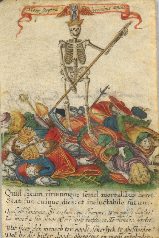 Stredoeurópsky grafik z prelomu 16. - 17. storočia – Smrť 