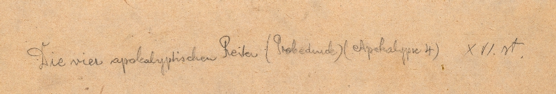 Albrecht Dürer – Štyria jazdci apokalyptický 