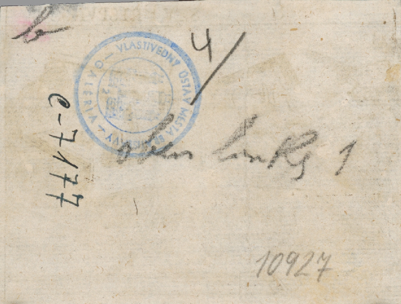 Stredoeurópsky grafik zo 17. storočia – Opevnenie Bratislavského hradu 