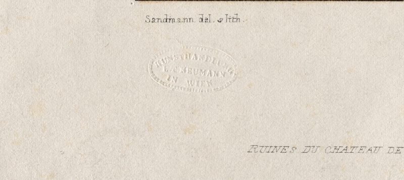 Franz Josef Sandmann, Jakob Alt – Ruiny Devína v Uhorsku 