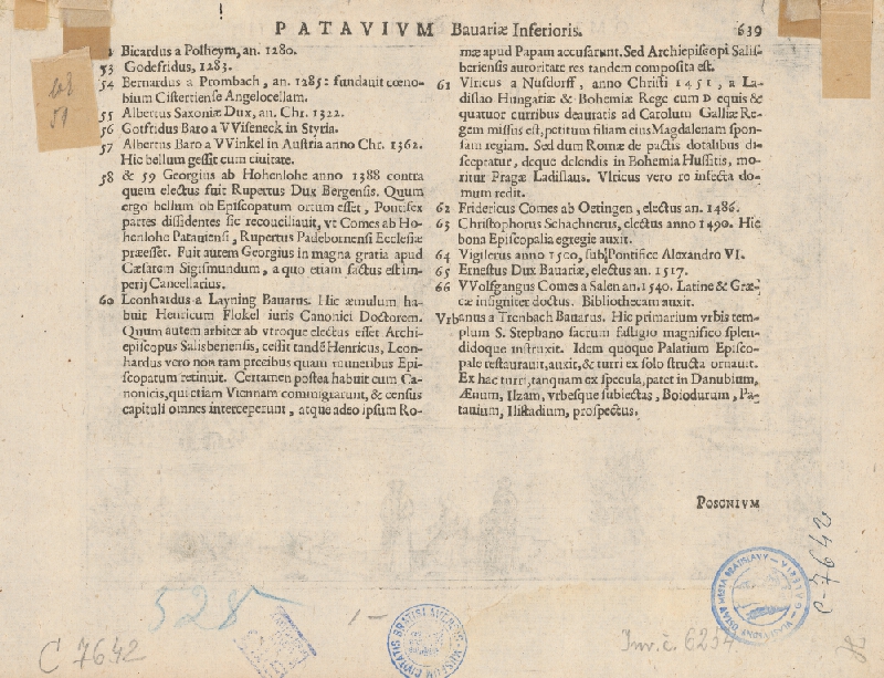 Franz Hogenberg, Joris Hoefnagel – Bratislava z juhu 