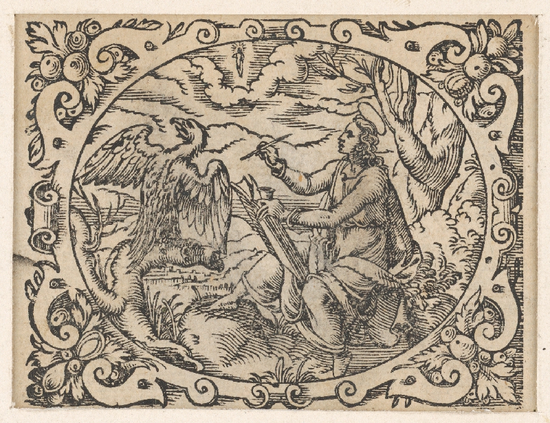 Stredoeurópsky grafik z 2. polovice 17. storočia – Ján evanjelista 