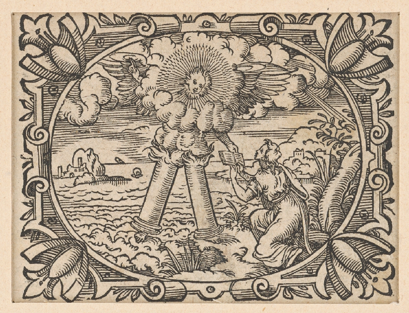 Stredoeurópsky grafik z 2. polovice 19. storočia – Ilustrácia z Biblie - Apokalypsa 