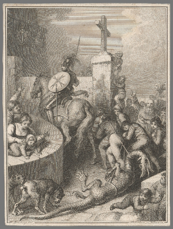 Franz Stöber, Johann Heinrich Ramberg – Svätý Juraj zabil draka 