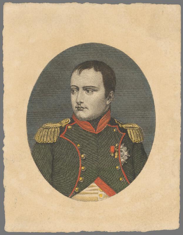 Stredoeurópsky grafik z 19. storočia – Napoleon Bonaparte 