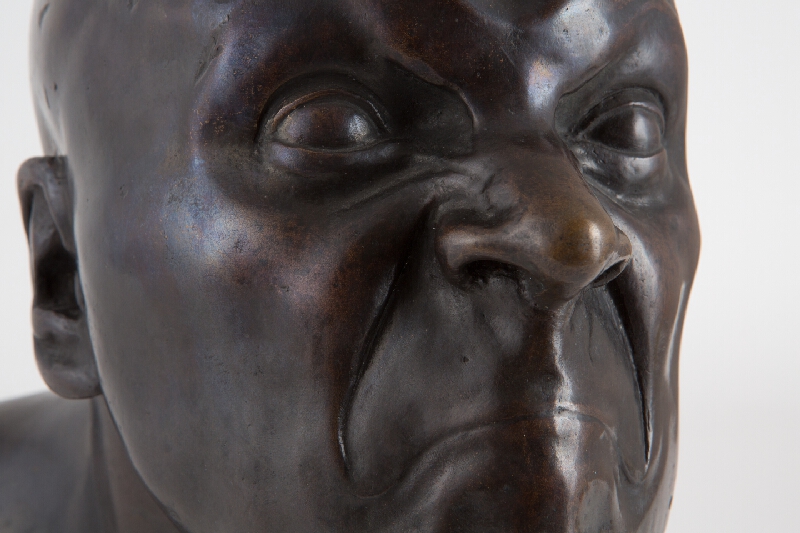 František Xaver Messerschmidt – Charakterová hlava č. 9 - variant - Prostoduchosť najvyššieho stupňa 