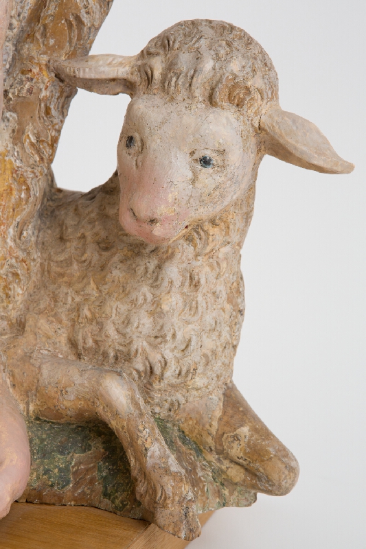 Barokový sochár – Svätý Ján Krstiteľ s ovečkou 