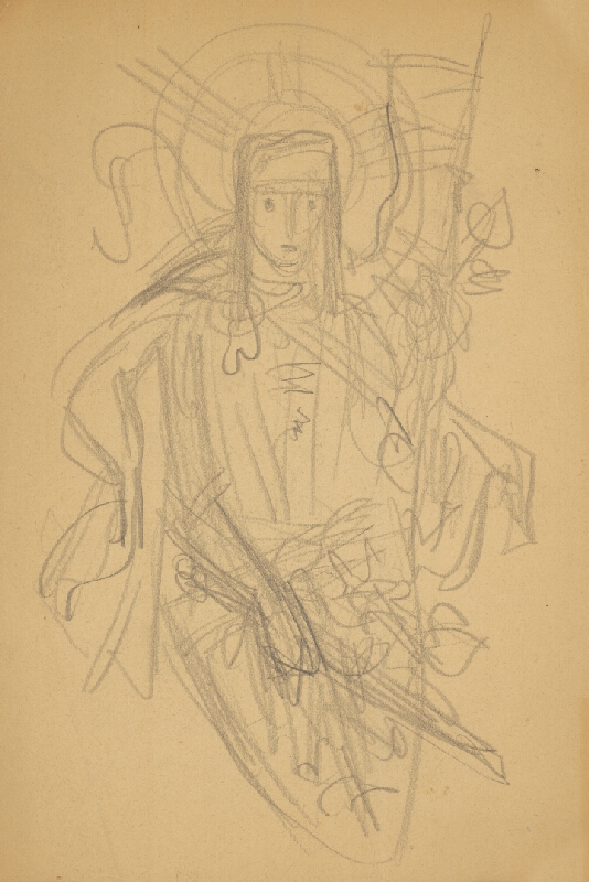 Jaroslav Vodrážka – Svätý Václav v zbroji 