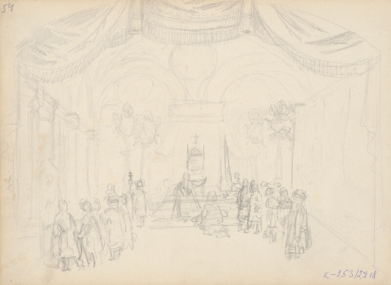 František Klimkovič – Skica ku korunovácii 