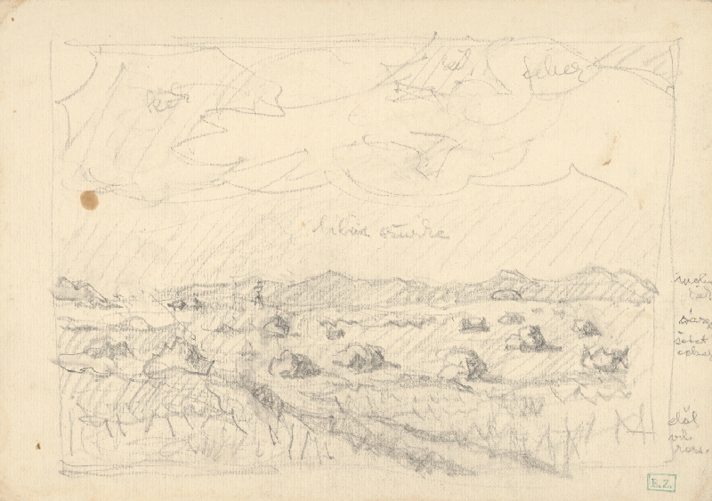 Ágnes Alexander – Krajina po žatve s vysokou oblohou 