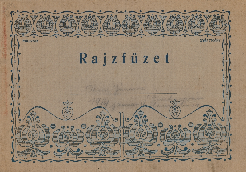 Ján Thain – Skicár z roku 1914 